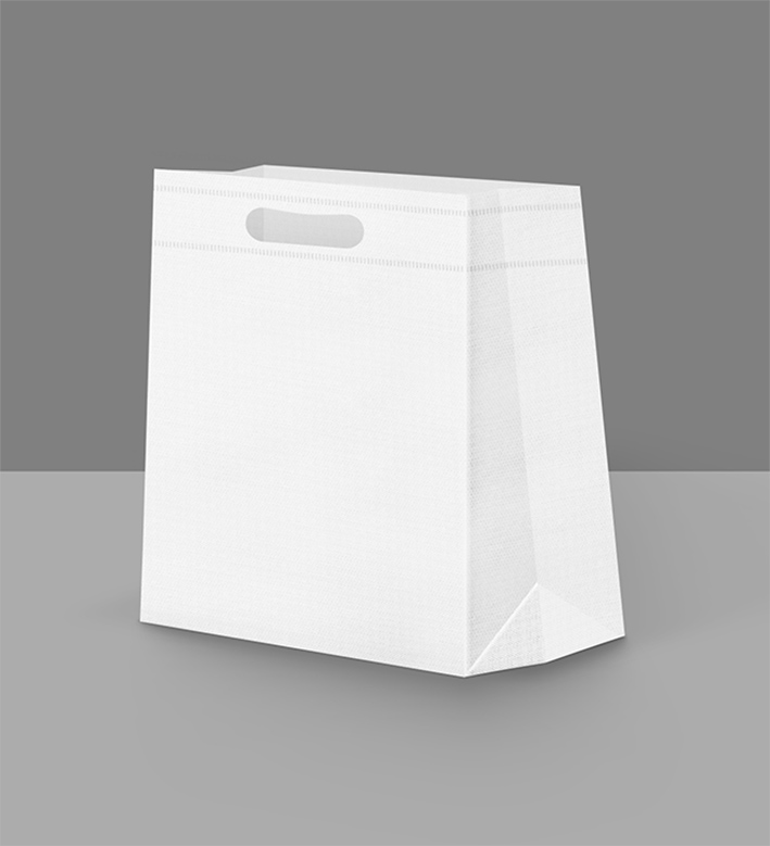 بگ پارچه ای 30*20 عمودی کف کاست 60 گرم دسته پانچ