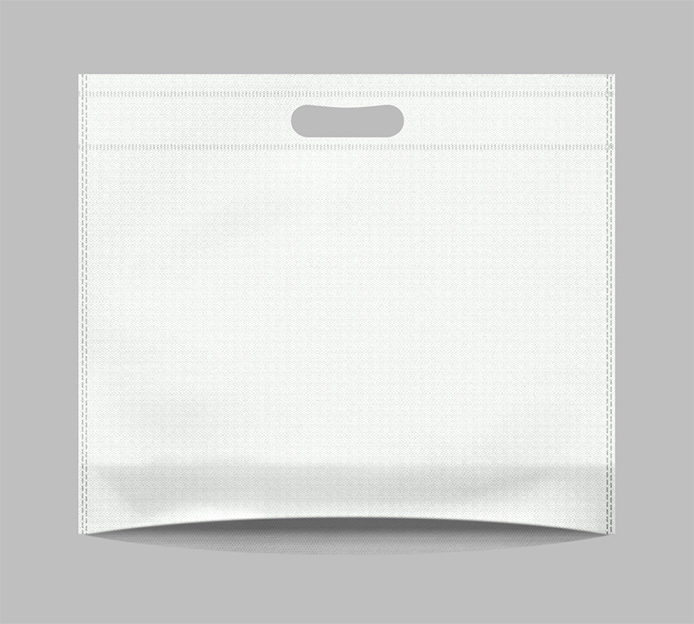بگ پارچه ای 30*35 افقی کف کاست 40 گرم دسته پانچ