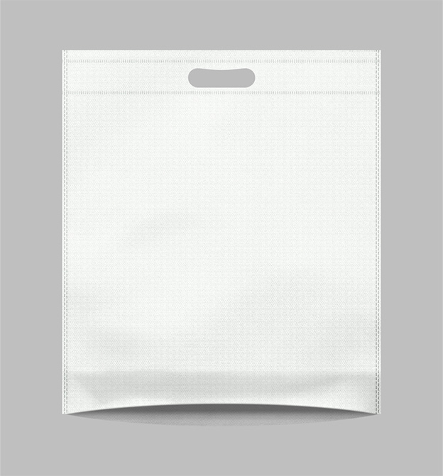بگ پارچه ای 40*35 عمودی کف کاست 40 گرم دسته پانچ