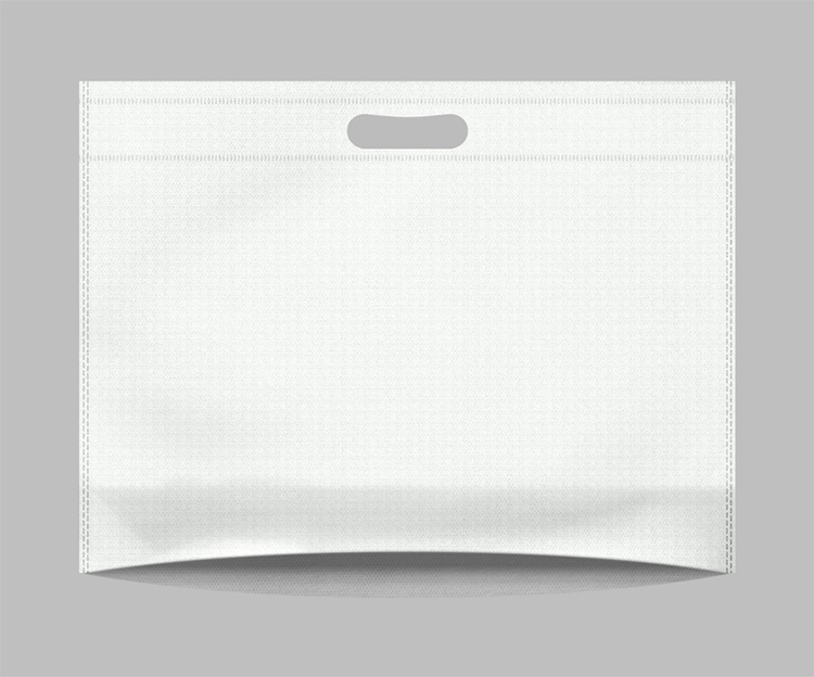 بگ پارچه ای 40*30 افقی کف کاست 40 گرم دسته پانچ