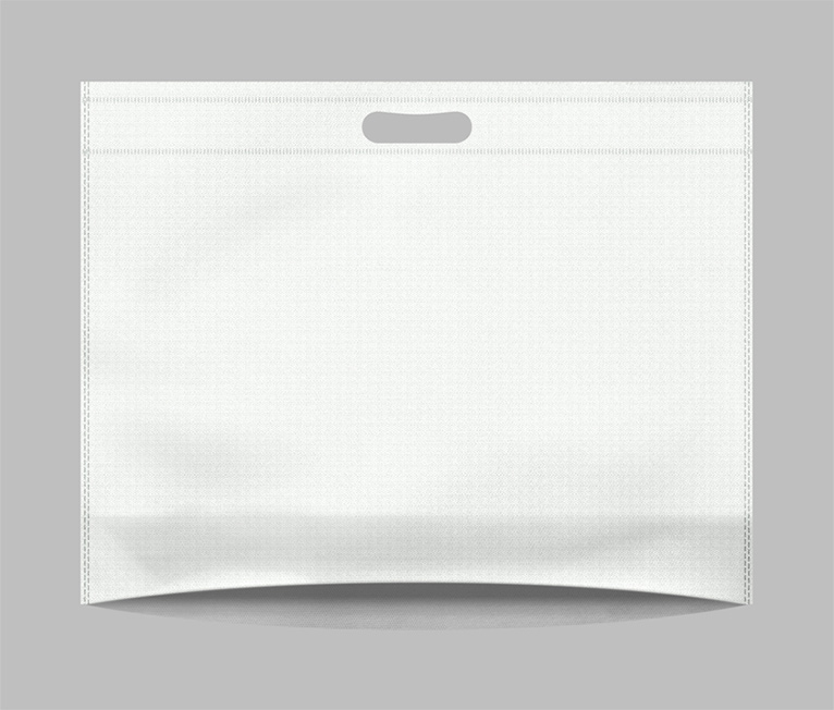 بگ پارچه ای 45*35 افقی کف کاست 40 گرم دسته پانچ
