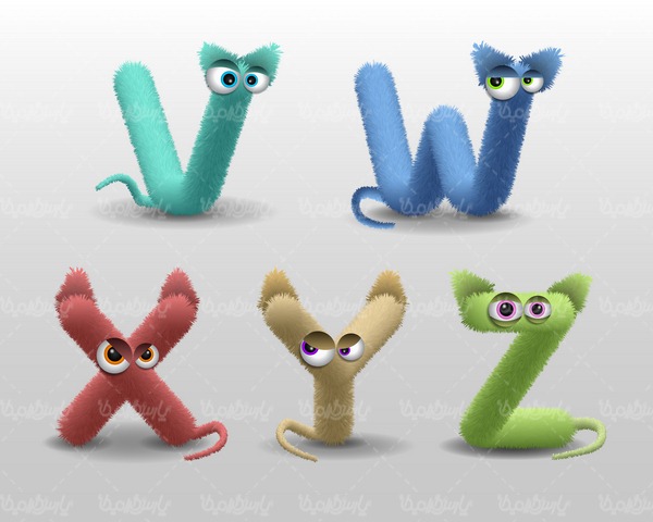 Alphabet letters - ایران طرح